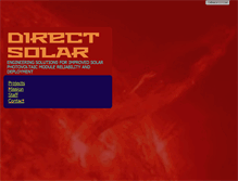 Tablet Screenshot of direct-solar.com